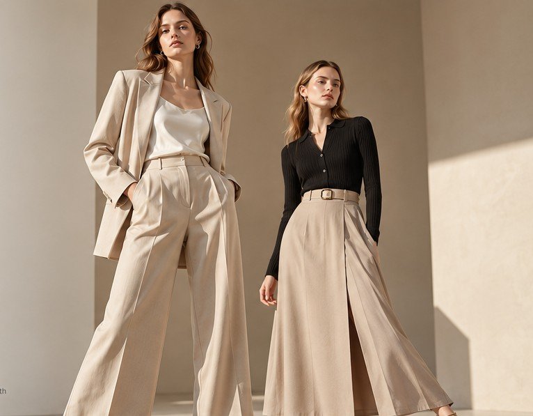 AI editorial concept showing women’s bottoms
